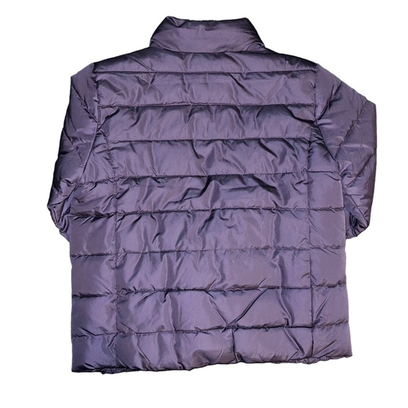 Children’s Place Girls puffer jacket| Size 10/12| Purple - Picture 2 of 4
